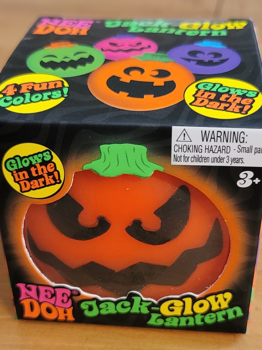 NIB Needoh Jack-Glow Lantern - Orange